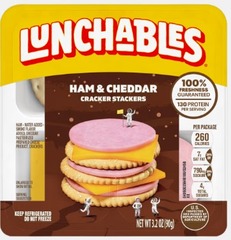 LUNCHABLES - Ham & Cheddar Cracker